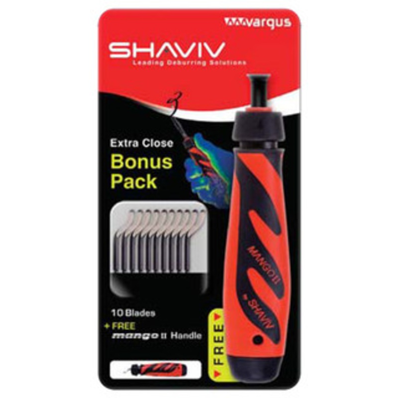Shaviv Mango II Extra Close Bonus Pack, 11 pc. E-100 Blade Type – 82-176-9