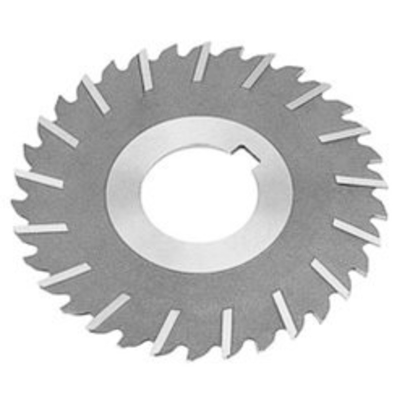 TMX Metal Slitting Saw, Staggered Teeth with Side Chip Clearance, 6 dia., 1/8 face width, 1 hole size – 5-749-412
