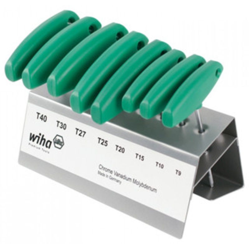 Wiha Torx T-Handle 8 Piece Set in Metal Stand – 36494