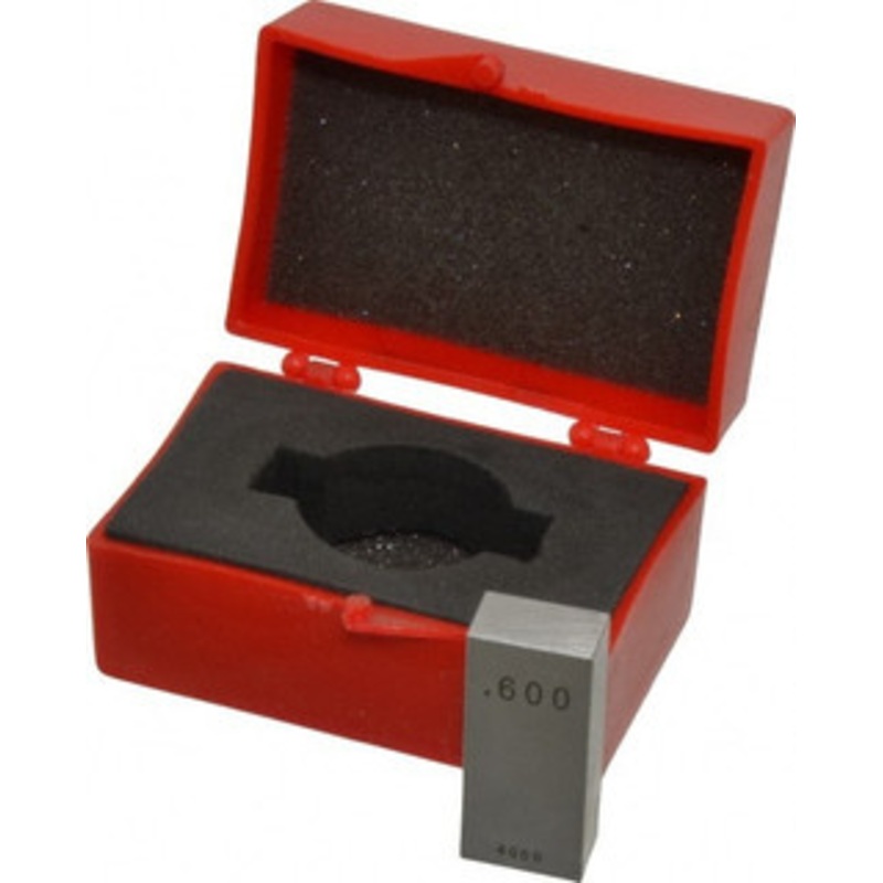 Value Collection 0.6 Rectangular Steel Gage Block Accuracy Grade AS-1, Includes NIST Traceability Certification 630-33606 – 86294907