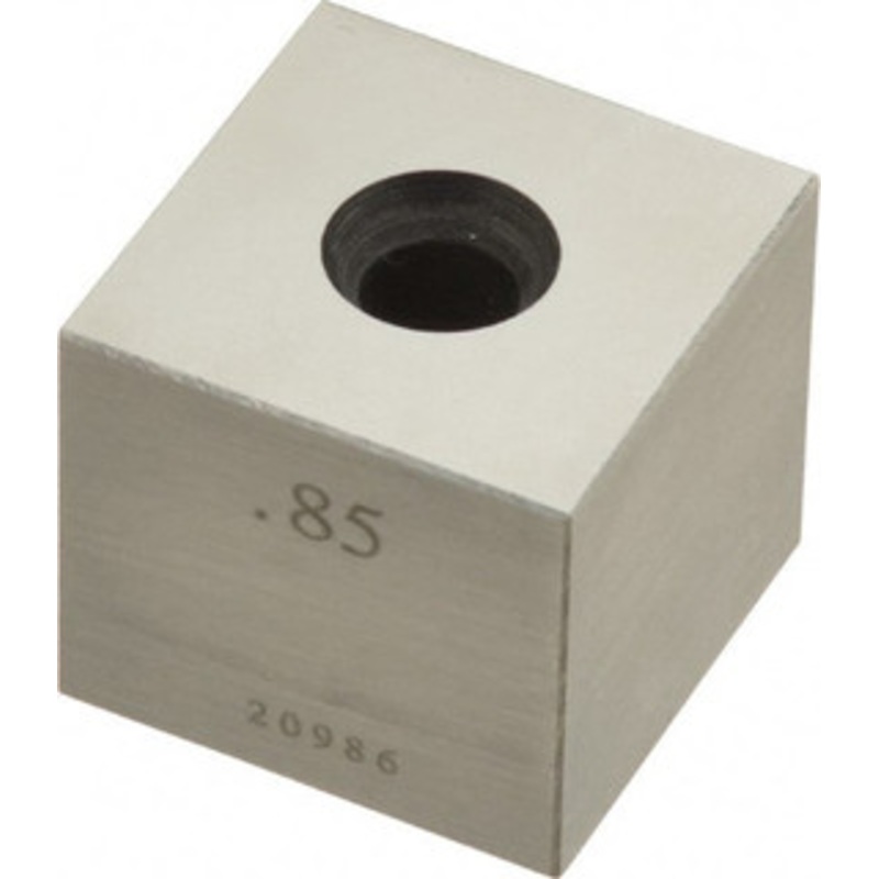 Value Collection 0.85 Square Steel Gage Block Accuracy Grade 0, Includes NIST Traceability Certification 630-73856 – 86275401