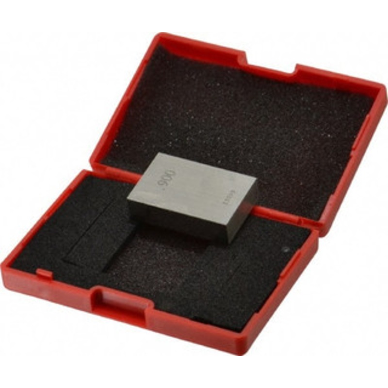 Value Collection 0.9 Rectangular Steel Gage Block Accuracy Grade AS-1, Includes NIST Traceability Certification 630-33906 – 86295508
