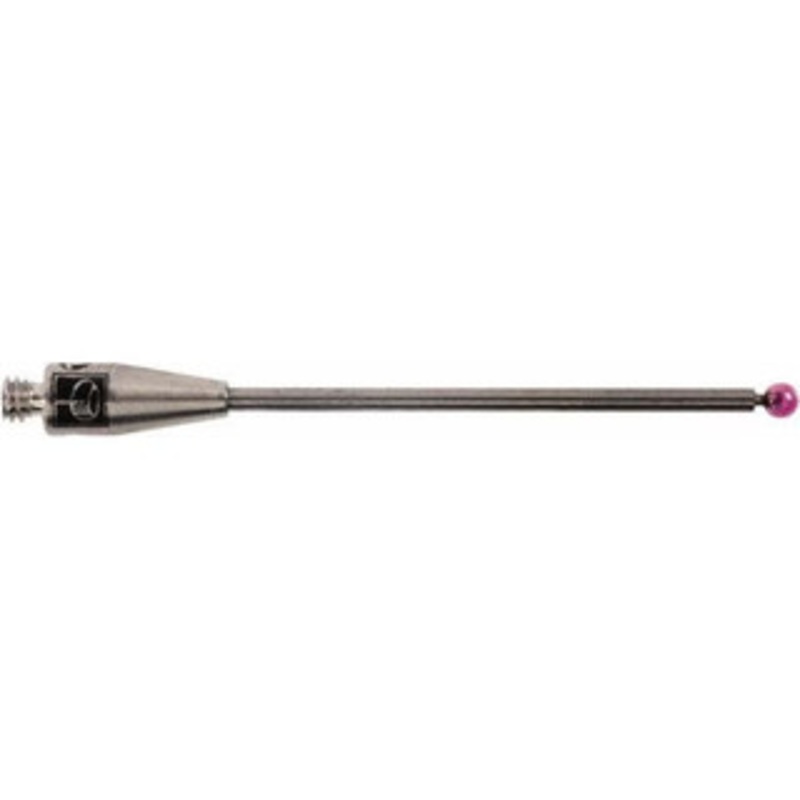 Renishaw CMM Ball Stylus: 1.5 mm Ball Dia, 30 mm OAL, M2 Ruby Point, Solid Carbide Stem A-5003-0035 – 00552240
