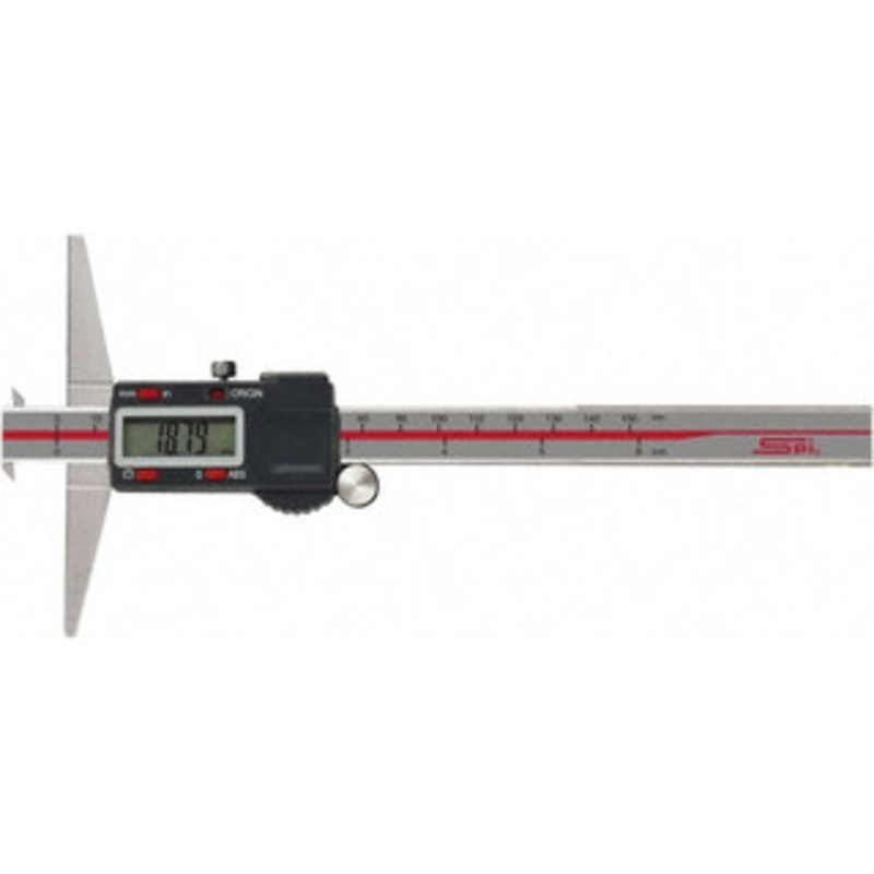 SPI 0 to 8 Electronic Depth Gage 0.0015 Accuracy, 0.0005 Resolution, 4 Base Length 17-609-9 – 35650407