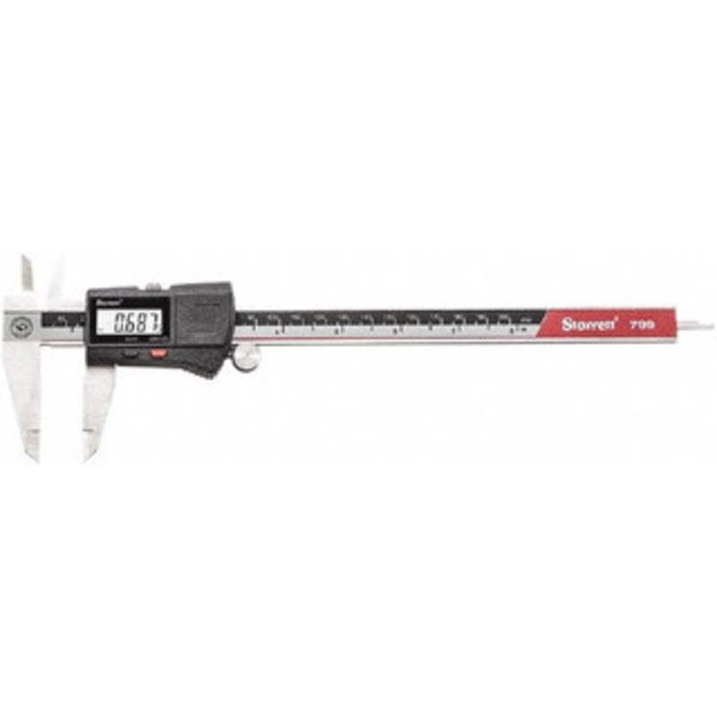 Starrett Electronic Caliper: 0 to 8, 0.0005 Resolution 0.0010 Accuracy, Stainless Steel Caliper, 1.5 Jaw Length, Stainless Steel Jaws 00145 – 35219781