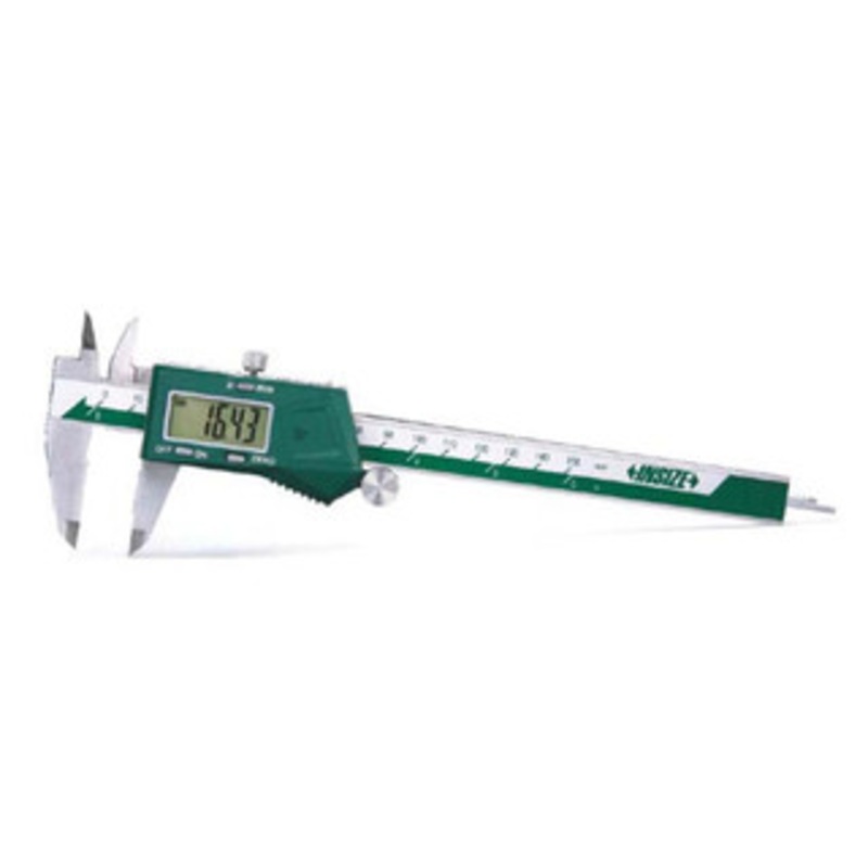 Insize Electronic Caliper: 0 to 12, 0.0005 Resolution 0.0012 Accuracy, 2.362 Jaw Length, Stainless Steel Jaws, Data Output 1108-300 – 28730059
