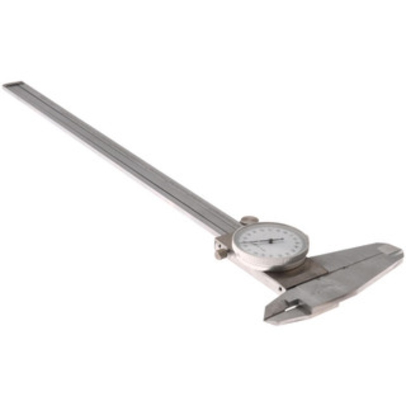 Value Collection Dial Caliper: 12” Range, 0.001” Graduation, 0.2” per Revolution 2.36” Jaw Length, White Face 20W-S012 – 76414127