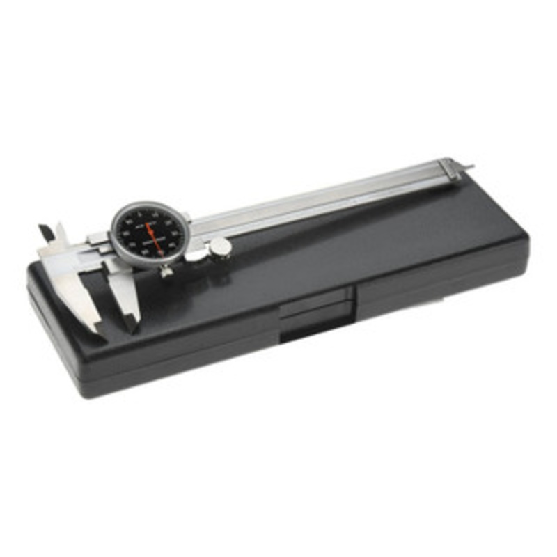 Value Collection Dial Caliper: 6” Range, 0.001” Graduation, 0.1” per Revolution Black Face MS170612002 – 76367077