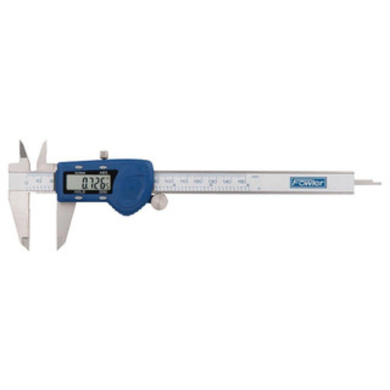 Fowler Electronic Caliper: 0.0000 to 6.0000, 0.0005 Resolution, No IP Rating, for Depth, Inside Diameter, Outside Diameter & Step 0.0010 Accuracy, Stainless Steel 54-101-150-2 – 01120955