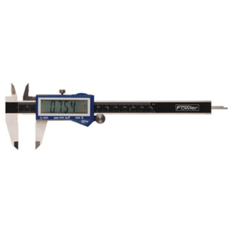 Fowler Electronic Caliper: 0 to 6, 0.0005 Resolution, IP54 0.0010 Accuracy, Stainless Steel Caliper, 1.56 Jaw Length, Stainless Steel Jaws 54-103-006-0 – 30320923