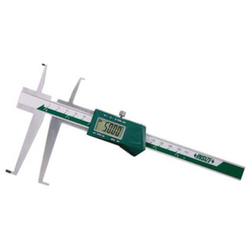Insize Electronic Caliper: 0.35 to 6, 0.0005 Resolution 0.0016 Accuracy, 2.756 Jaw Length, Stainless Steel Jaws, Data Output 1176-150 – 19108315