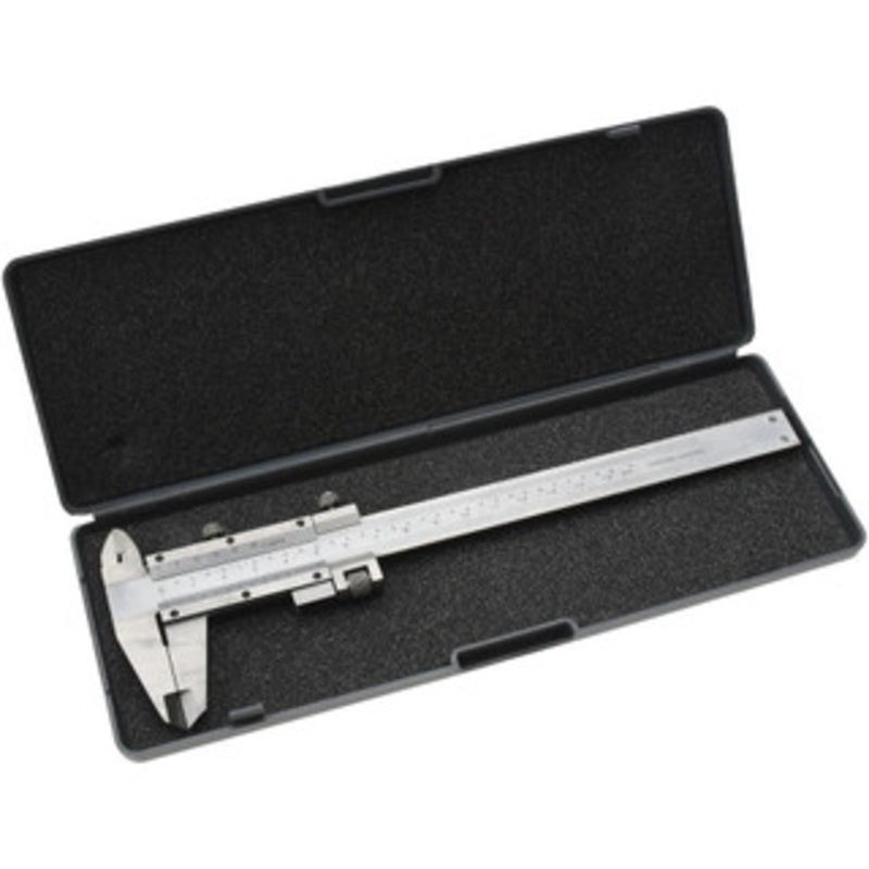 Value Collection Vernier Caliper: 0 to 6, 0.0012 Accuracy, 0.001 Graduation, Stainless Steel 1.5748 Jaw Depth 404-1503 – 06413165