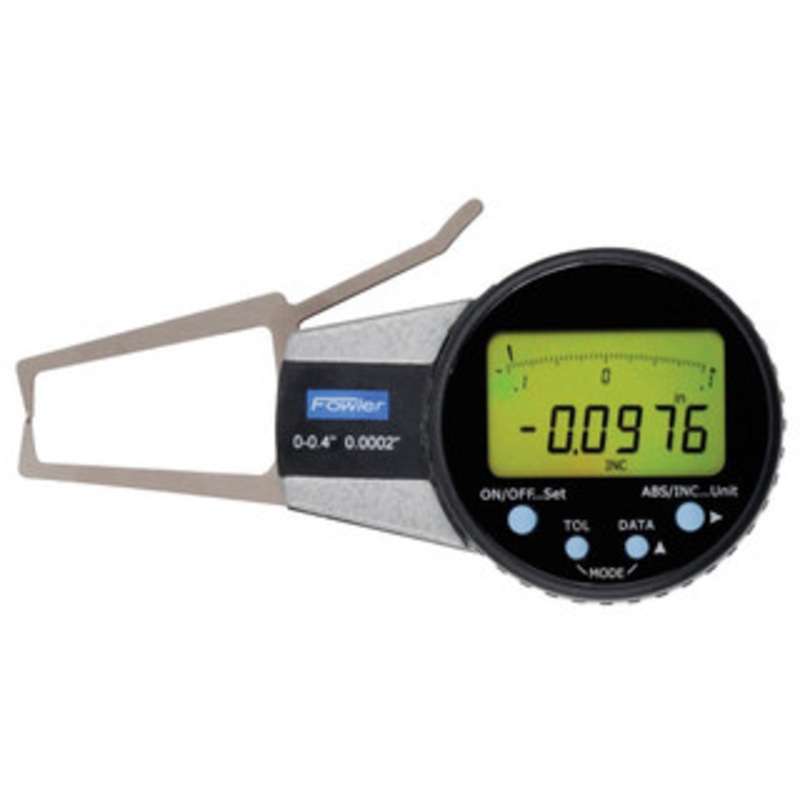 Fowler 0.4 to 1.2 Inch, Outside Electronic Caliper Gage 0.0005 Inch Resolution, 0.0008 Inch Accuracy, 357 Battery 54-554-723-0 – 05022603