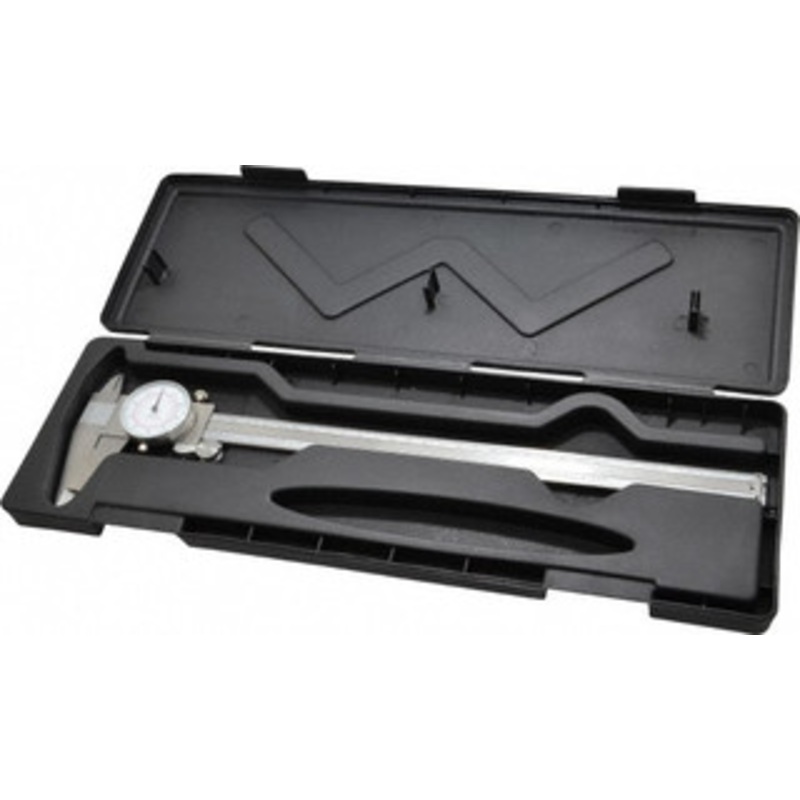 Value Collection Dial Caliper: 12” Range, 0.001” Graduation, 0.1” per Revolution 2.5” Jaw Length, White Face MS501515 – 00936096