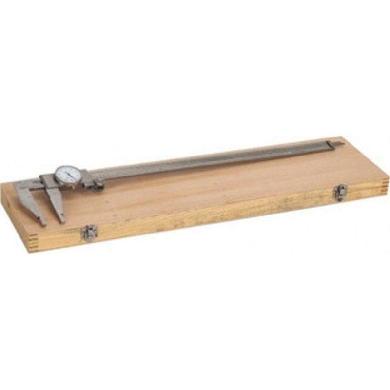 Value Collection Dial Caliper: 18” Range, 0.001” Graduation, 0.1” per Revolution 3.39” Jaw Length, White Face 10W-S018 – 03932241