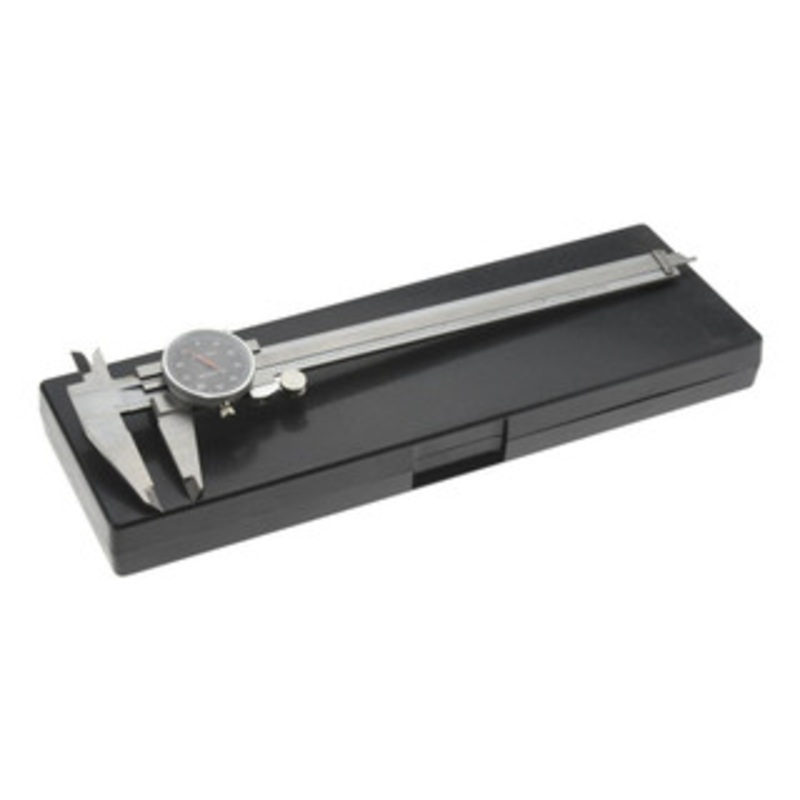 Value Collection Dial Caliper: 8” Range, 0.001” Graduation, 0.1” per Revolution Black Face MS170612004 – 76367093