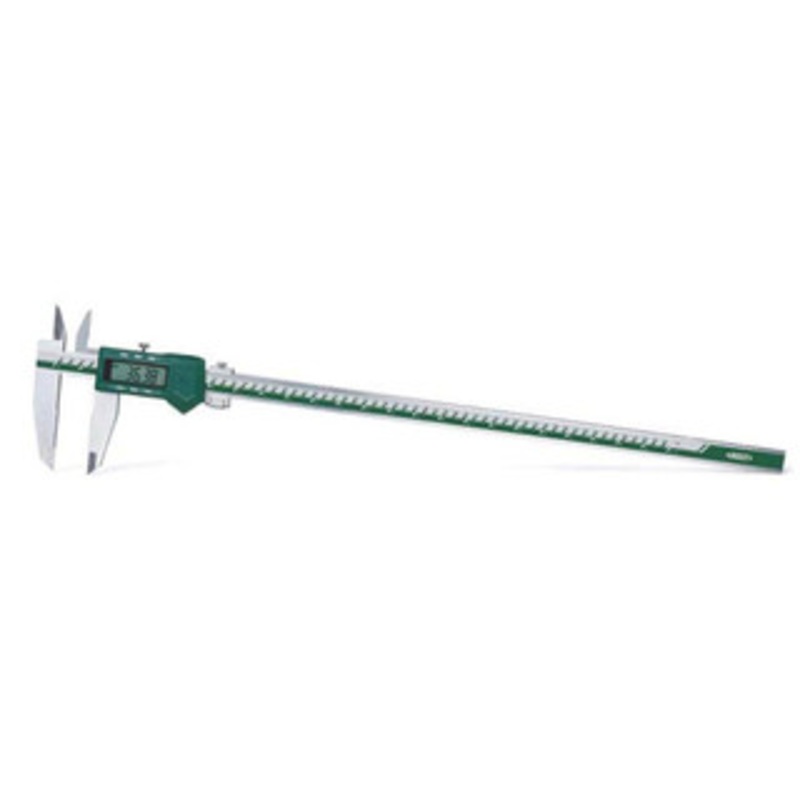 Insize Electronic Caliper: 0 to 18, 0.0005 Resolution 0.0020 Accuracy, 3.937 Jaw Length, Stainless Steel Jaws, Data Output 1135-451 – 15085822