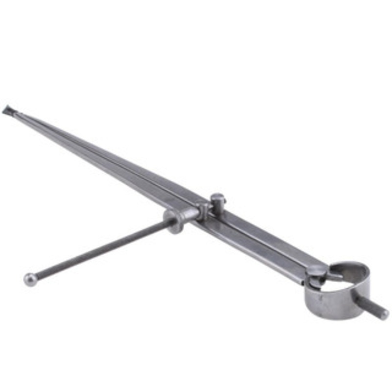 Value Collection 12 Inch Leg, Spring Joint, Steel, Polished, Divider 12 Inch Max Measurement, 300mm Max Measurement, Flat Leg with Quick Nut Adjustment DD/12 – 06485122