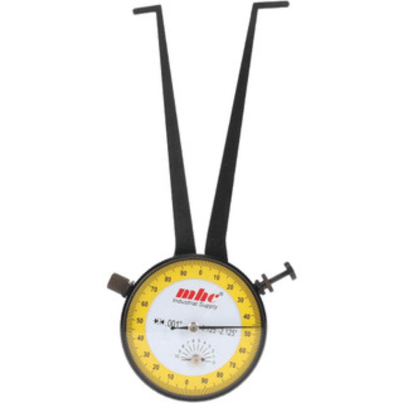 Value Collection Inside Dial Caliper Gage: 1-1/8 to 2-1/8, 0.001 Graduation, 0.0015 Accuracy 3-1/4 Leg Length, Ball Contact Point 6612-0015 – 06536130