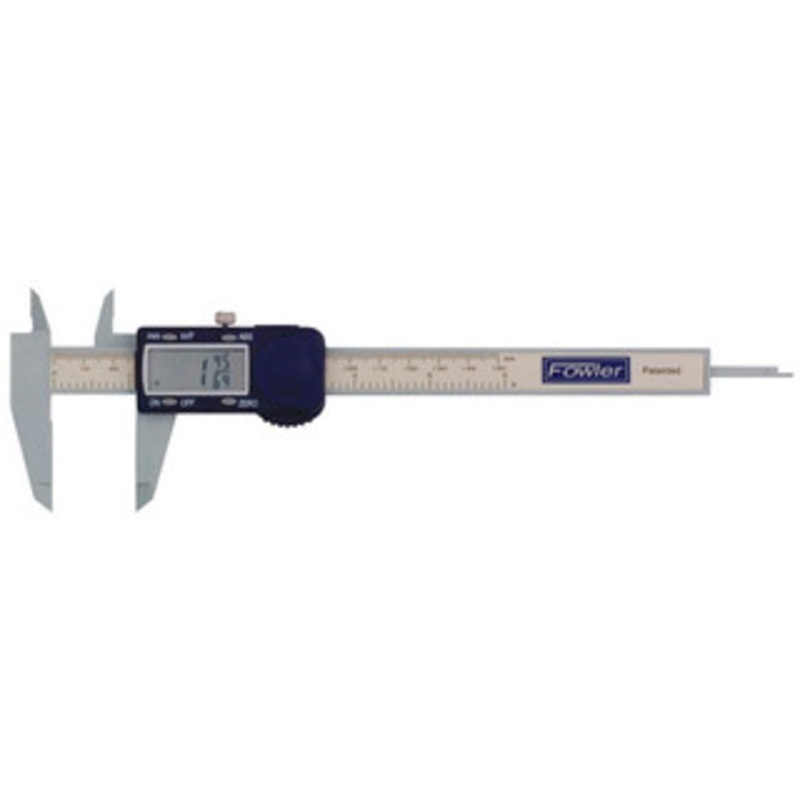 Fowler Electronic Caliper: 0 to 6, 0.0005 Resolution 0.0080 Accuracy, Polycarbonate Caliper, 1.56 Jaw Length, Polycarbonate Jaws 54-101-175-0 – 74040239