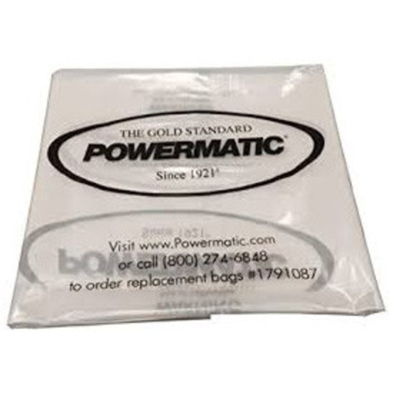 Powermatic PMCPB-20 Clear Collection Bags for Dust Collectors, 20 in, Pack of 5 – PM9-1791087