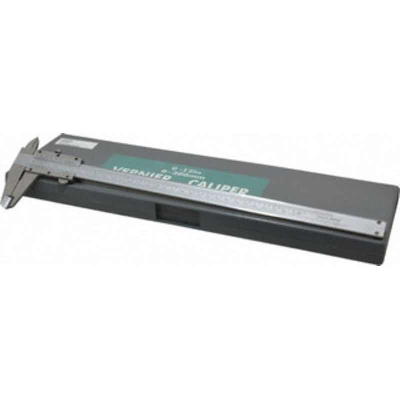 Value Collection Vernier Caliper: 0 to 12, 0.0016 Accuracy, 0.001 Graduation, Stainless Steel 2.3622 Jaw Depth 403-3001 – 00693168