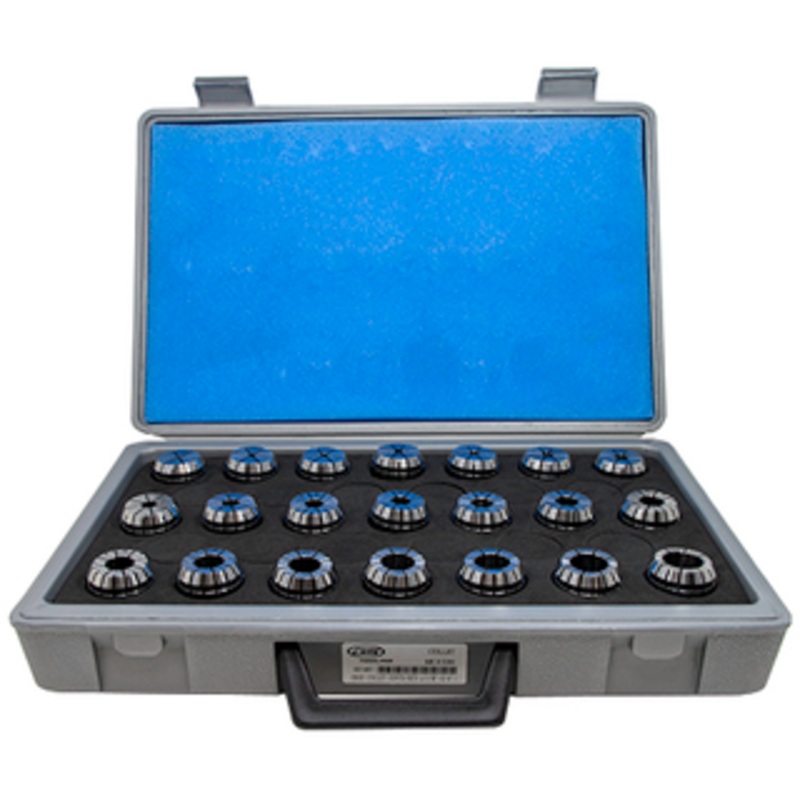 GS Tooling 21 Piece ER32 1/8-3/4 Collet Set – 337407