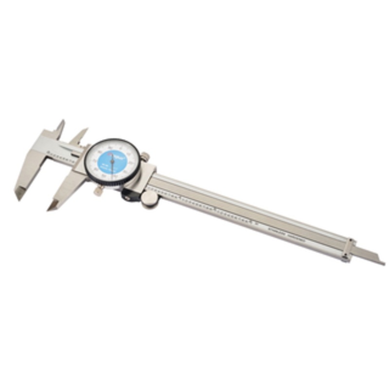 Dasqua 0-6 Stainless Steel Dial Caliper With Depth Gage – 2210-8280