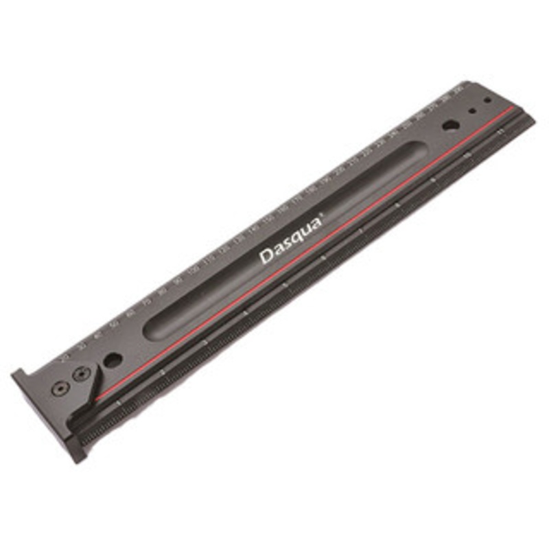 Dasqua 12 Inch/mm Measuring Rule With Hook Stop – 1804-6991