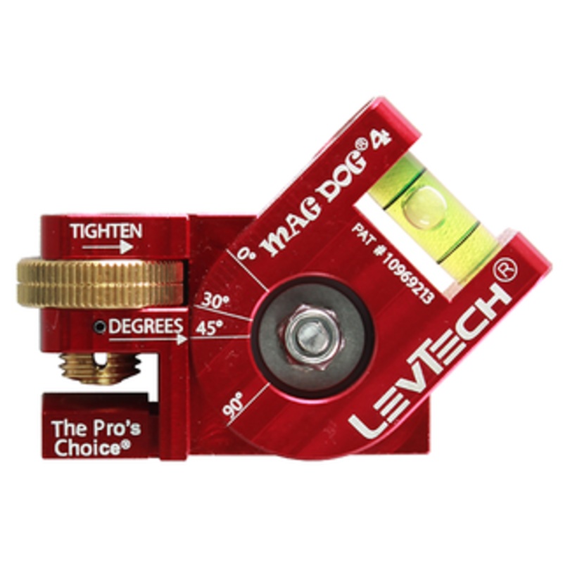 LevTech Mad Dog Four 4 in 1 Electricians Conduit Bending Level – Red