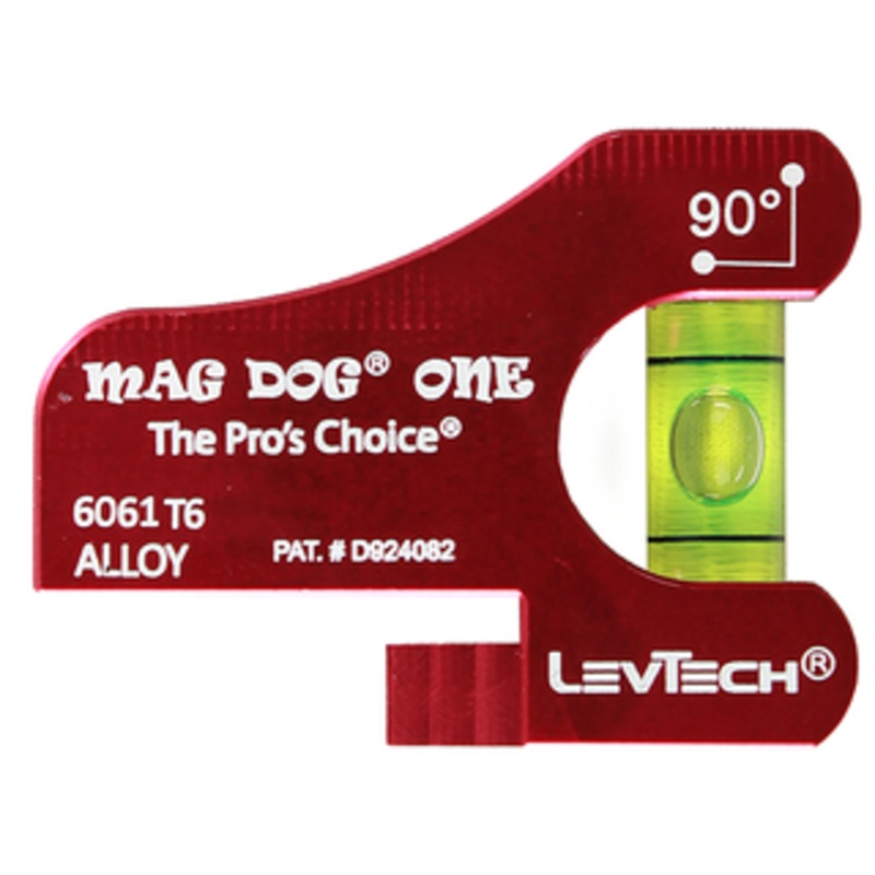LevTech Mad Dog One Electricians Conduit Bending Level – Red