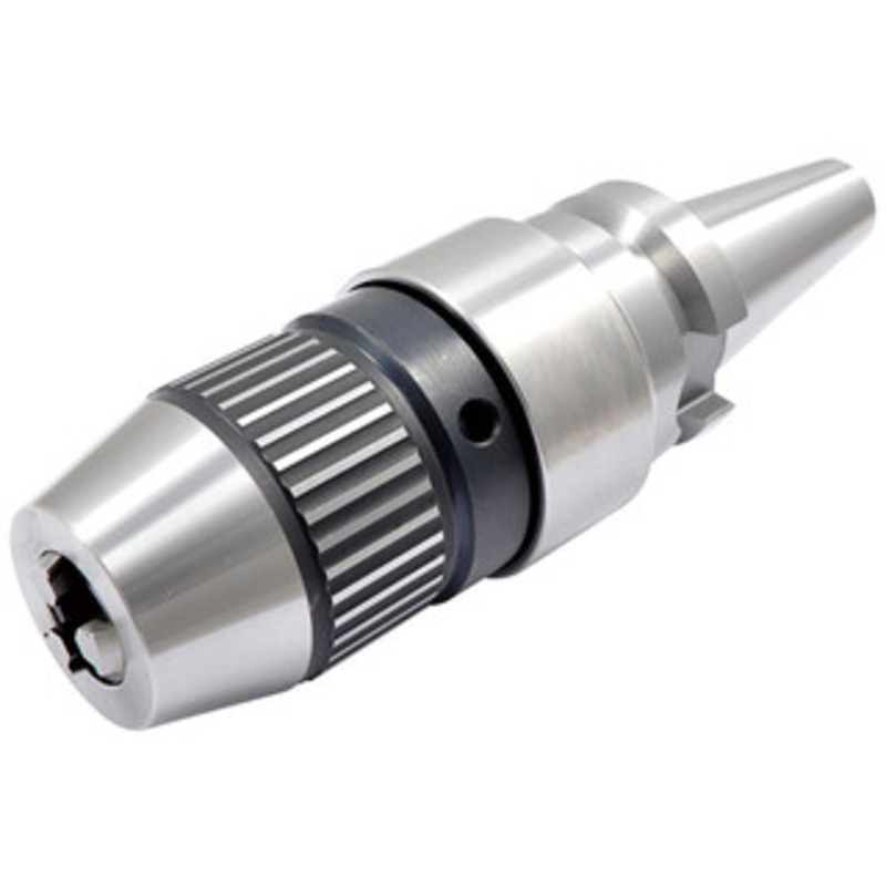 Precise Pro-Series BT30 Integrated Keyless Drill Chuck, 1/64-1/2 Clamp Capacity, M12x1.75 Drawbar End – 3701-4684