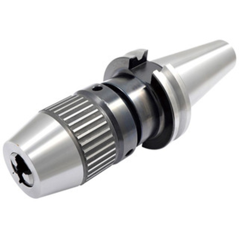 Precise Pro-Series CAT40 Integrated Keyless Drill Chuck, 0-1/2 Clamp Capacity, 5/8-11 Drawbar End – 3701-4692