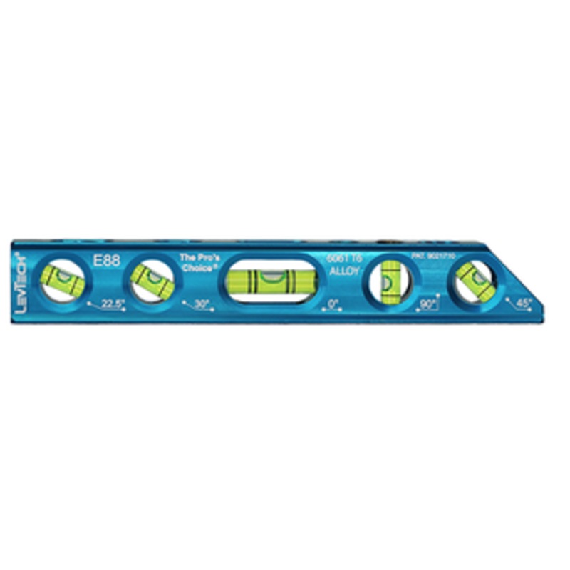 LevTech E88 Electricians Torpedo Level – Blue