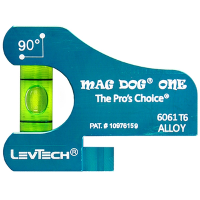 LevTech Mad Dog One Electricians Conduit Bending Level – Blue