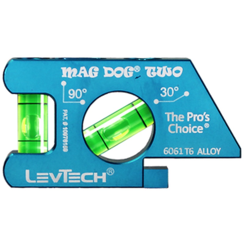 LevTech Mad Dog Two Electricians Conduit Bending Level – Blue