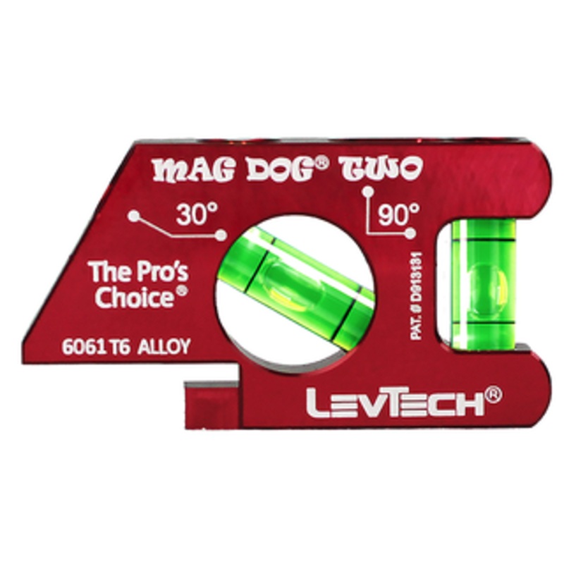 LevTech Mad Dog Two Electricians Conduit Bending Level – Red