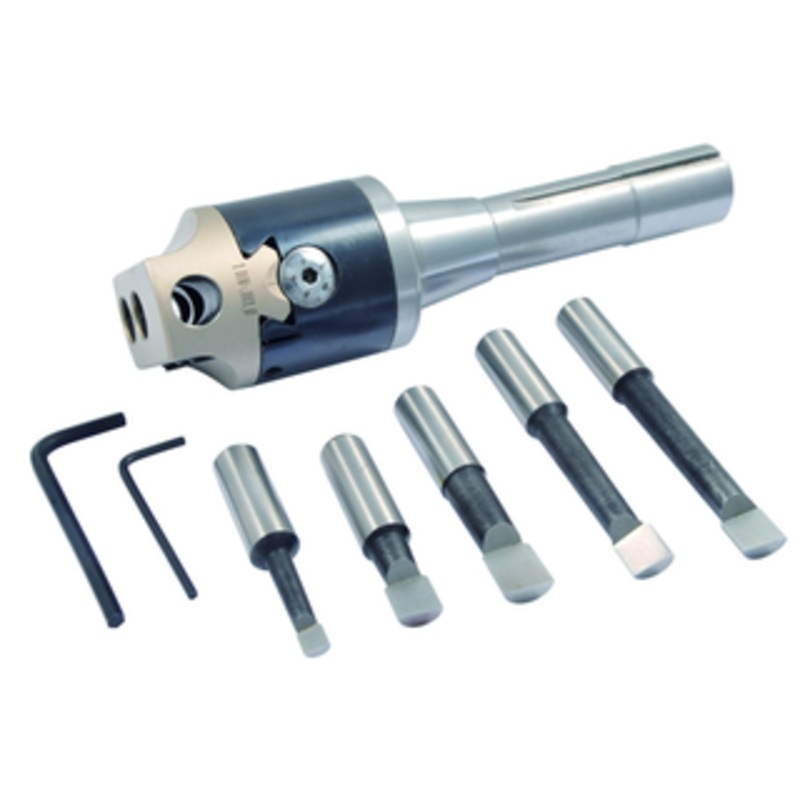 Precise R8 2 Head Boring Tool Set, With 5 H.S.S. Boring Bars – 1906-5935