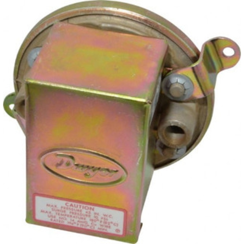 Dwyer Instruments Low Differential Pressure Switch 1/8 Inch Thread, 10 Maximum PSI, Low Differential Pressure Switches 1910-0 – 01936004