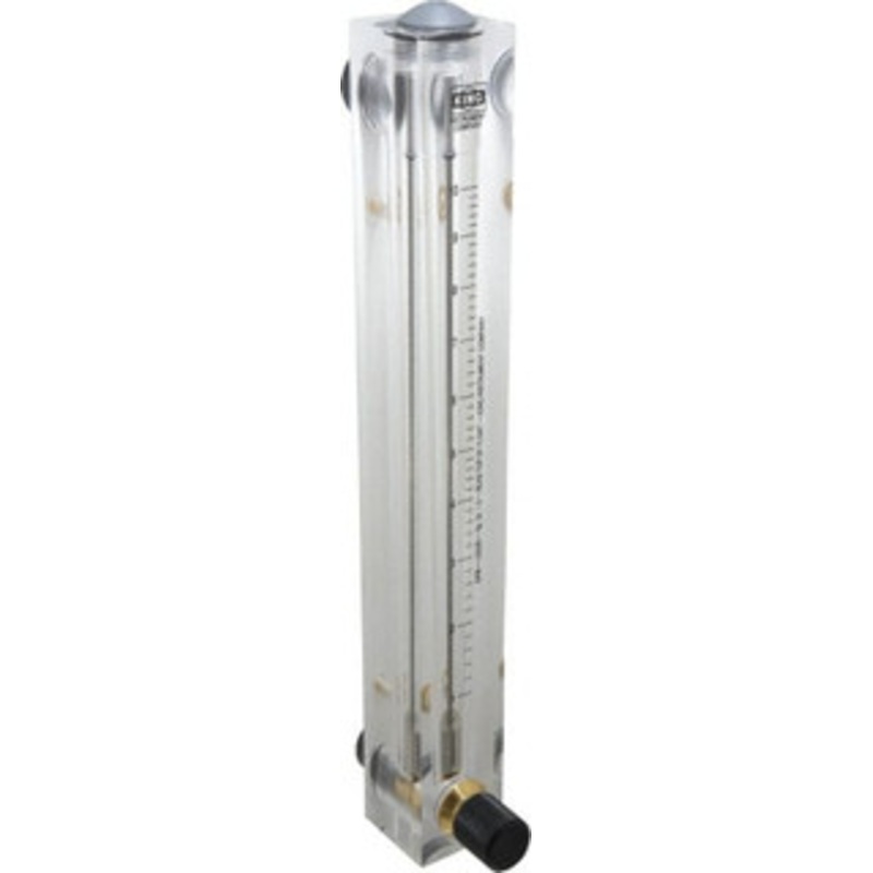 King Instrument 1/2 F Port Block Style Panel Mount Flowmeter 100 Max psi, 10 GPM, Acrylic 75302117C-08 – 86485760