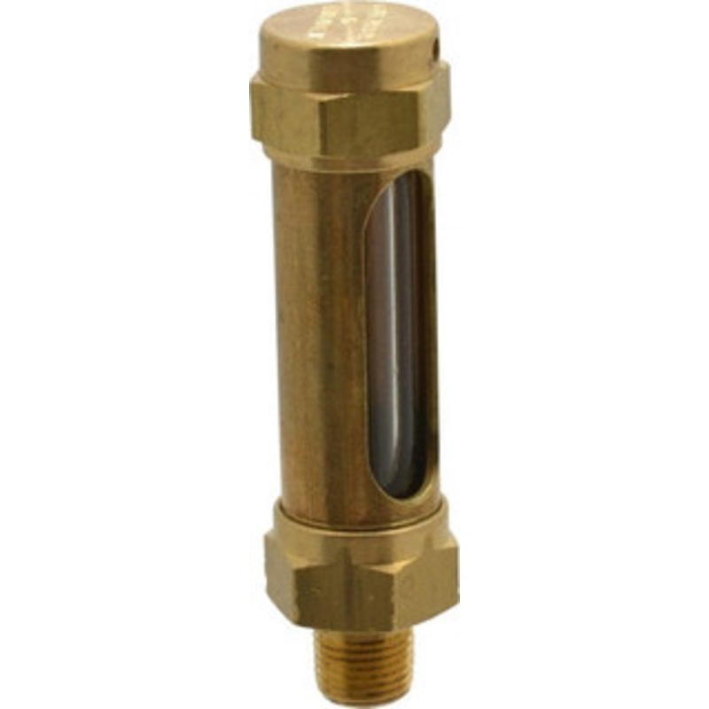 LDI Industries 1-3/8 Inch Long Sight, 1/8 Inch Thread Size, Buna-N Seal Straight to Male Thread, Vented Oil-Level Indicators and Gauge 2-13/16 Inch Length G302-1 – 56476880