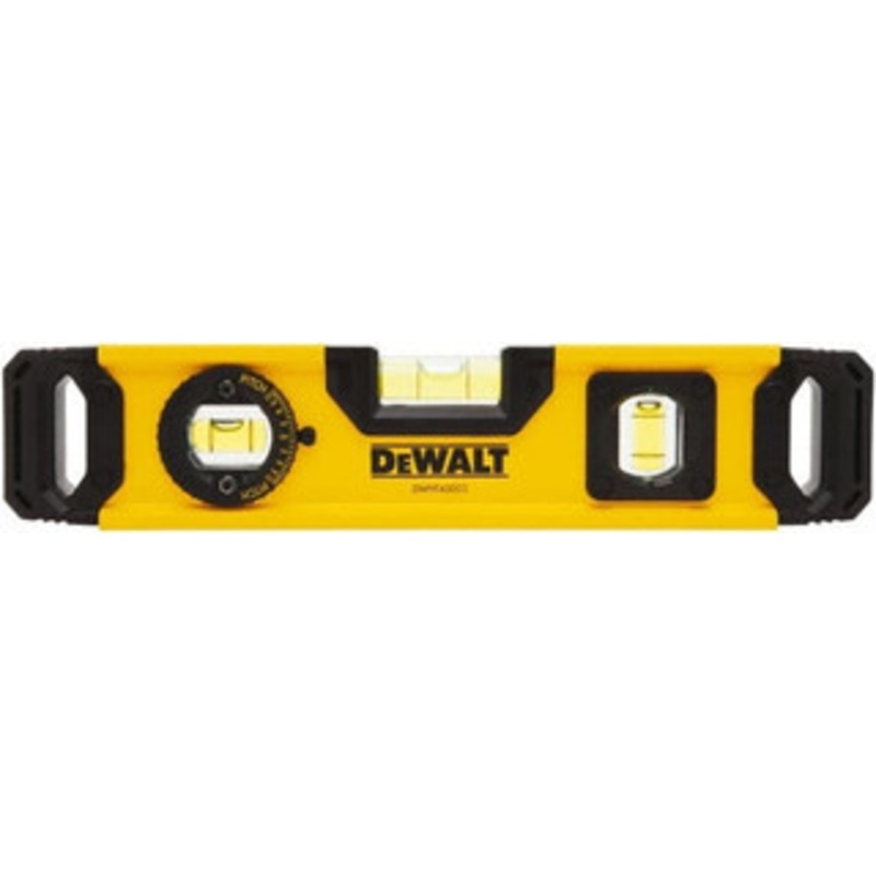 DeWALT Magnetic 9 Long 2 Vial Torpedo Level Aluminum, Yellow DWHT43003 – 69833416