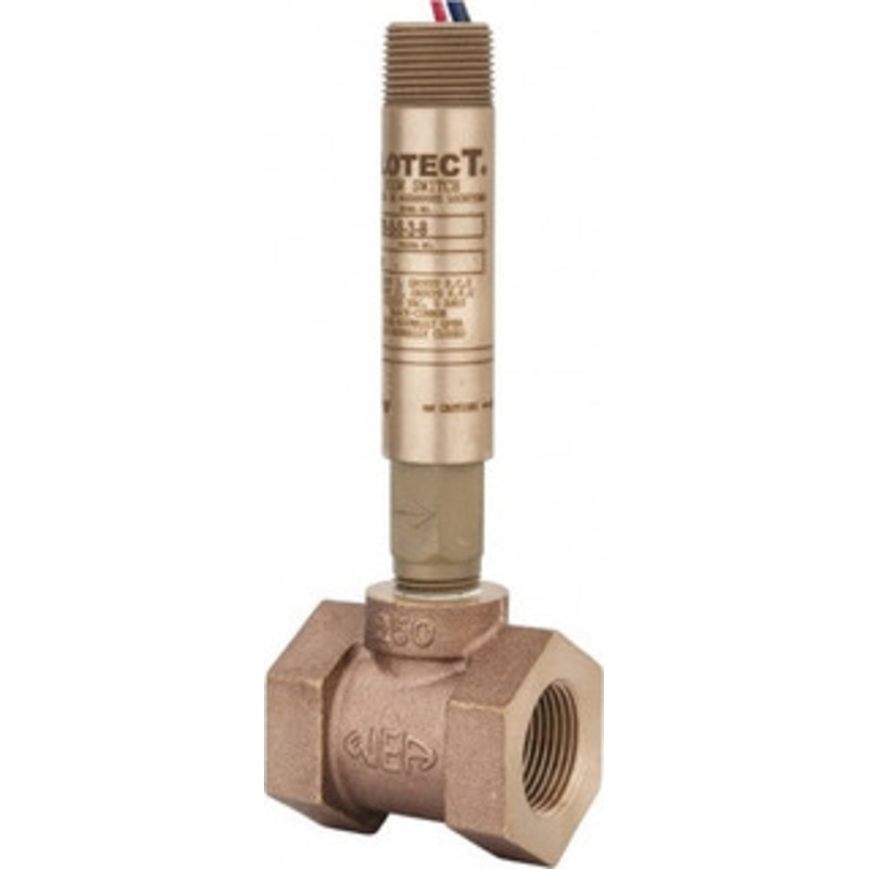 Dwyer Instruments 2,000 psi, Brass Housing, Dwyer Flowtect Flow Switch Model V6 V6EPB-B-S-3-B – 04900759