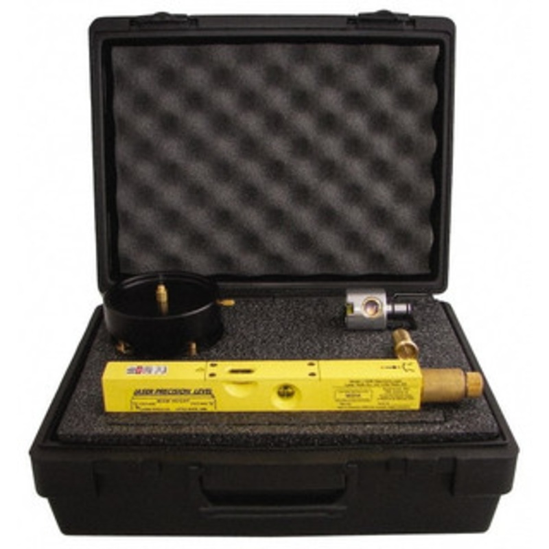 Laser Tools Co. 100 Ft. Max Measuring Range, Red Beam Laser Precision Level Includes Adapter, Beam Bender, Case, Laser Precision Level L100MLK – 77705069