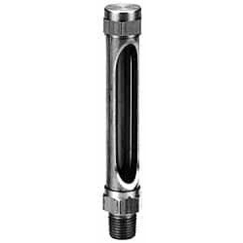 LDI Industries 9-1/2 Inch Long Sight, 3/8 Inch Thread Size, Buna-N Seal Straight to Male Thread, Vented Oil-Level Indicators and Gauge G324-3 – 56477029