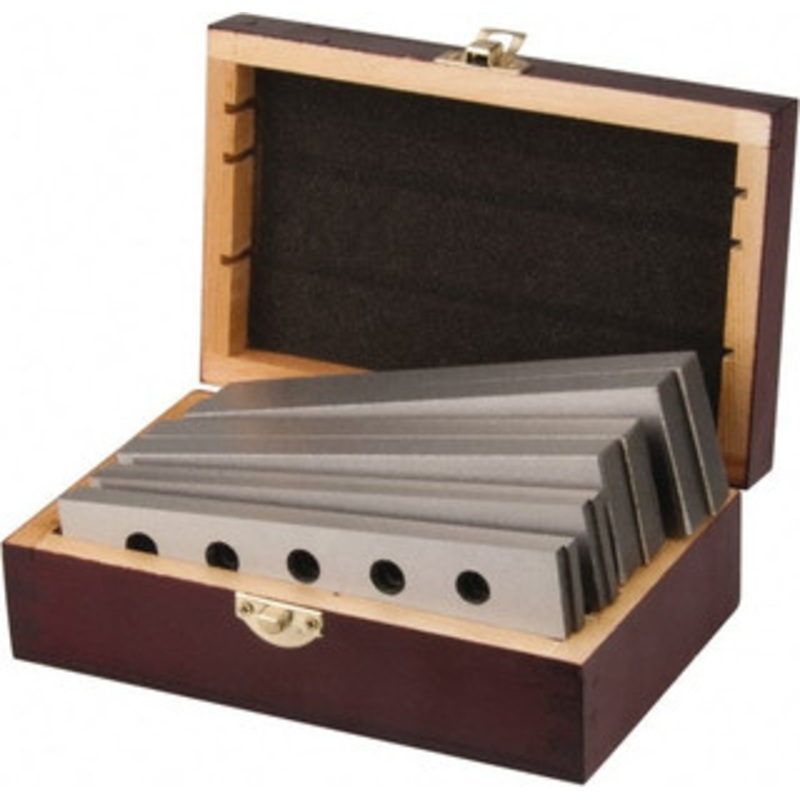 Value Collection 8 Piece, 6 Inch Long Tool Steel Parallel Set 1 to 1-3/4 Inch High, 3/16 to 1/2 Inch Thick, 55-62 RC Hardness, Sold as 4 Pair 637-7538 – 06517023