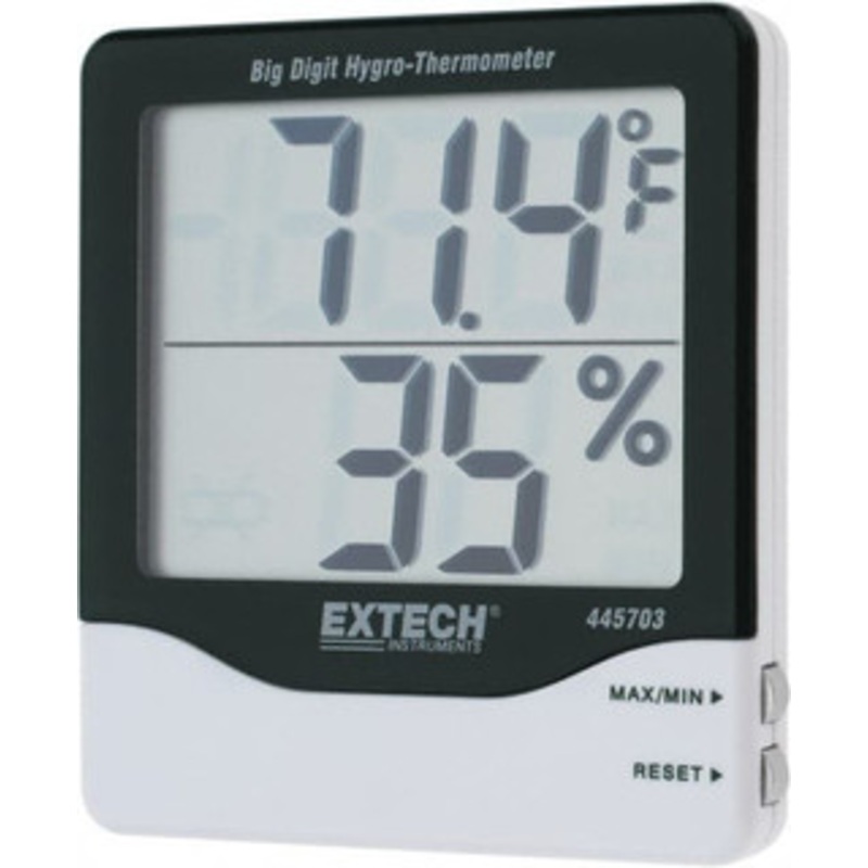 Extech 14 to 140F, 10 to 99% Humidity Range, Thermo-Hygrometer 5% Relative Humidity Accuracy 445703 – 86403235