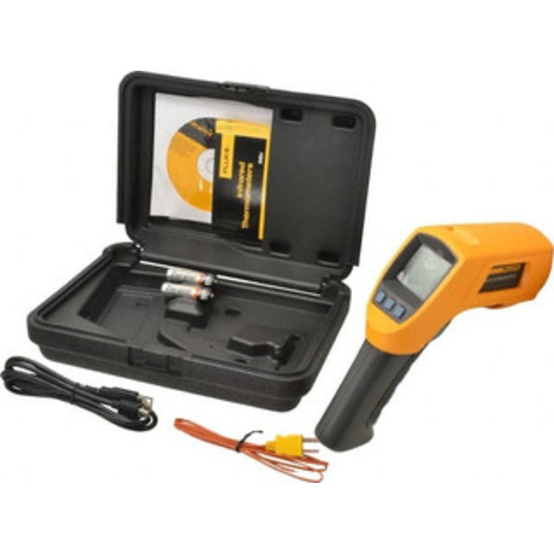 Fluke -40 to 800C (-40 to 1472F) Infrared Thermometer 50:1 Distance to Spot Ratio FLUKE-568 – 41016080