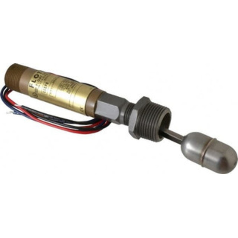 Dwyer Instruments 1 Thread, 200 Max psi, 220F Max, Liquid Level Float 0.5 Float SG, Stainless Steel Stem L6EPS-S-S-3-A – 02956464