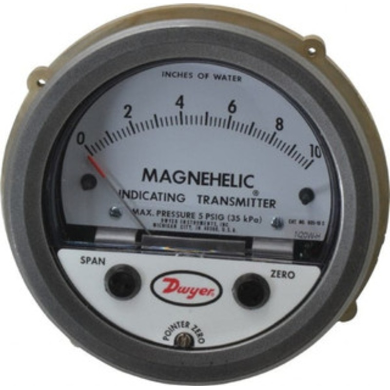 Dwyer Instruments 25 Max psi, Differential Pressure Transmitter with Indication 1/8 Thread 605-10 – 00401265